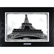 Эйфелева башня (черно-белая) удачное сочетание цветовой гаммы картины